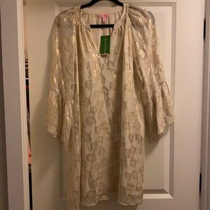 Lilly Pulitzer glitter palm dress